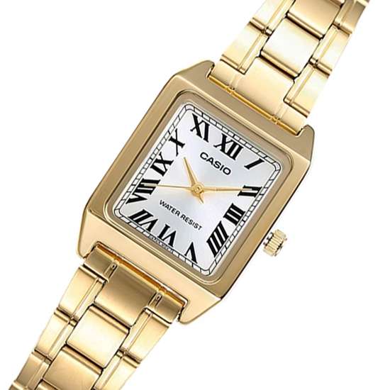 Casio LTP-V007G-9B Gold Stainless Steel Ladies Fashion Watch