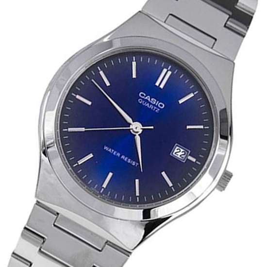 Casio Male Quartz MTP-1170A-2A MTP1170A-2A Blue Dial Watch