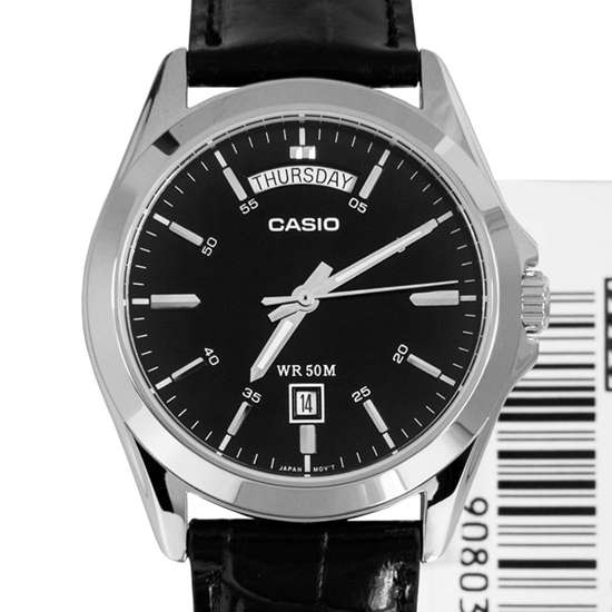 Casio Leather Quartz Watch MTP1370L-1A MTP-1370L-1AV