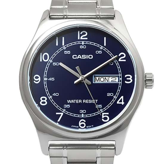 Casio Blue Dial Easy Reader MTP-V006D-2B MTPV006D-2B Mens Casual Watch