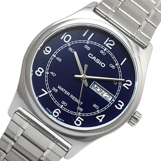 Casio Blue Dial Easy Reader MTP-V006D-2B MTPV006D-2B Mens Casual Watch