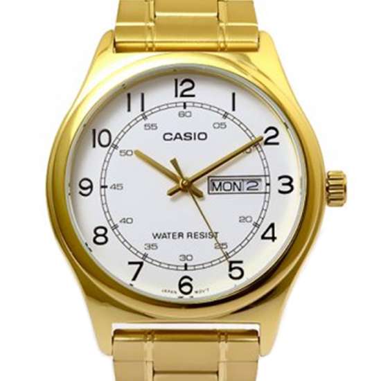 Casio MTP-V006G-7B MTPV006G-7B Male Gold Watch