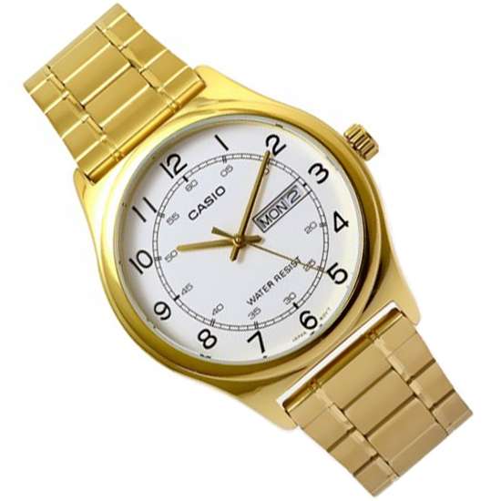 Casio MTP-V006G-7B MTPV006G-7B Male Gold Watch