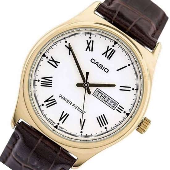 Casio Mens Leather MTP-V006GL-7B MTPV006GL-7B Analog Dress Watch