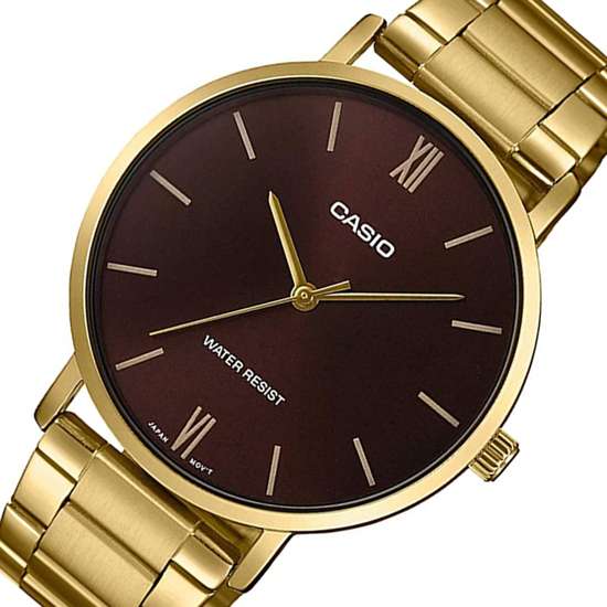 Casio MTP-VT01G-5B MTPVT01G-5B Male Gold Dress Watch