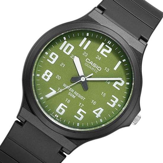 Casio Youth Green Dial Watch MW240-3B MW-240-3BV