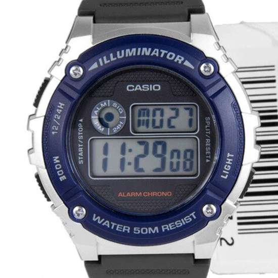 Casio W-216H-2AV W216H-2A Chronograph Digital Watch