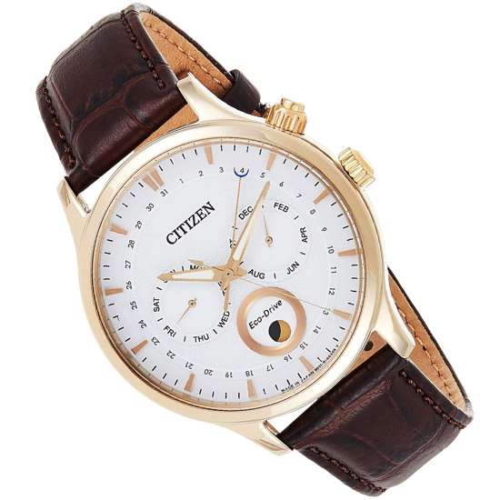 Citizen AP1052-00A Moon Phase Leather Watch