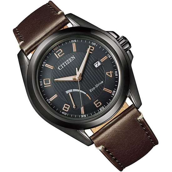 Citizen AW7057-18H Male Leather Solar Watch