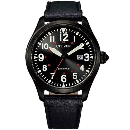 Citizen BM6835-23E Solar Leather Male Watch