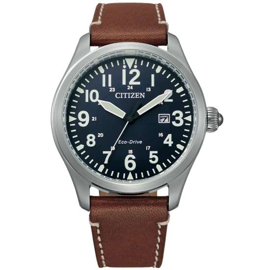 Citizen BM6838-33L Solar Leather Male Watch