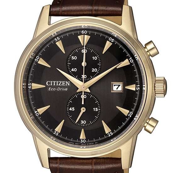 Citizen CA7008-11E Chronograph Leather Watch