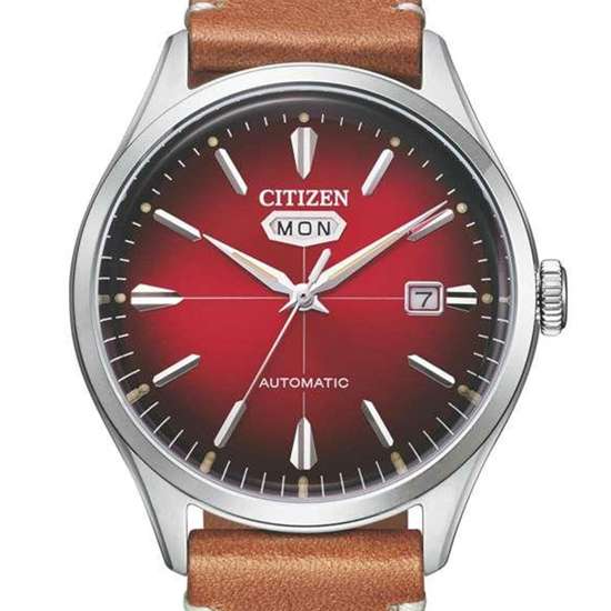 Citizen NH8390-11X Red Dial Automatic Mens Watch