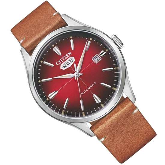 Citizen NH8390-11X Red Dial Automatic Mens Watch