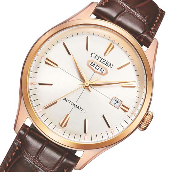 Citizen NH8393-05A Leather Automatic Dress Watch