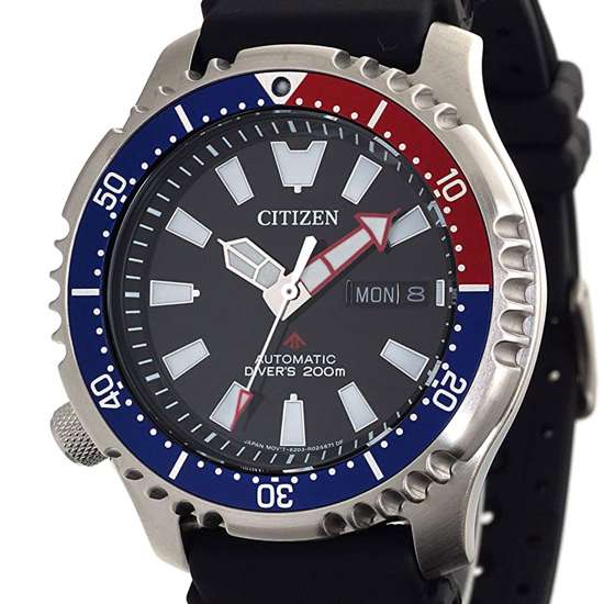 Citizen NY0088-11E Automatic Pepsi Bezel Watch