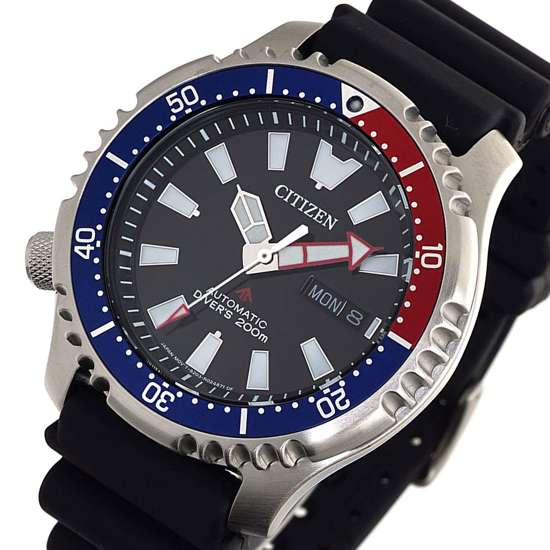 Citizen NY0088-11E Automatic Pepsi Bezel Watch