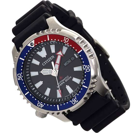 Citizen NY0088-11E Automatic Pepsi Bezel Watch