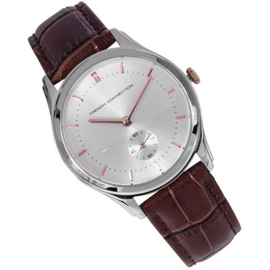 French Connection FC1185ST FCUK Men Quartz Leather Casual Watch