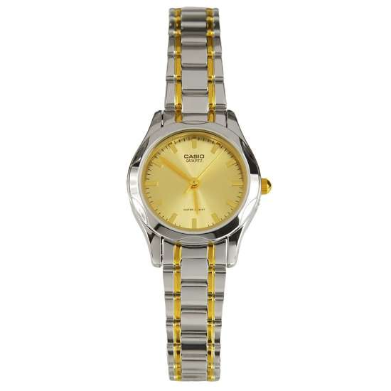 Casio Ladies Two Tone Quartz Dress Watch LTP-1275SG-9A LTP1275SG