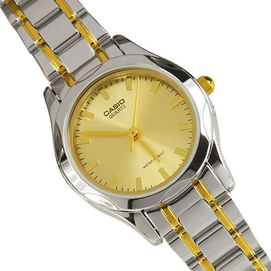 Casio Ladies Two Tone Quartz Dress Watch LTP-1275SG-9A LTP1275SG