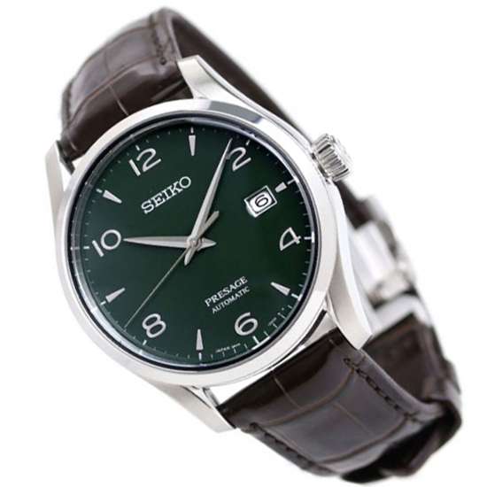 Seiko Limited Edition Green Enamel Dial Watch SPB111 SPB111J SPB111J1
