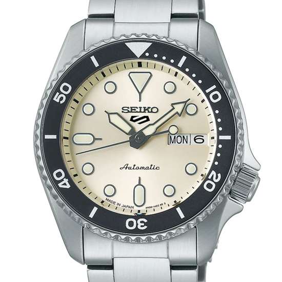 Seiko 5 Sports SBSA227 SKX Style Off White Dial Mechanical JDM Watch