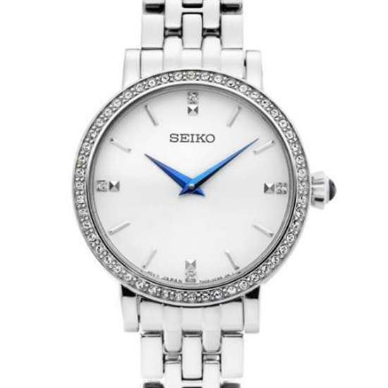 Seiko Ladies Swarovski Watch SFQ811 SFQ811P SFQ811P1