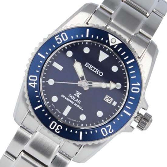 Seiko Prospex Solar Blue Dial SNE585P1 SNE585 SNE585P Divers Watch