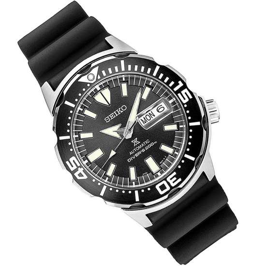 Seiko Prospex Monster SRPD27K1 SRPD27 SRPD27K Black Diving Watch