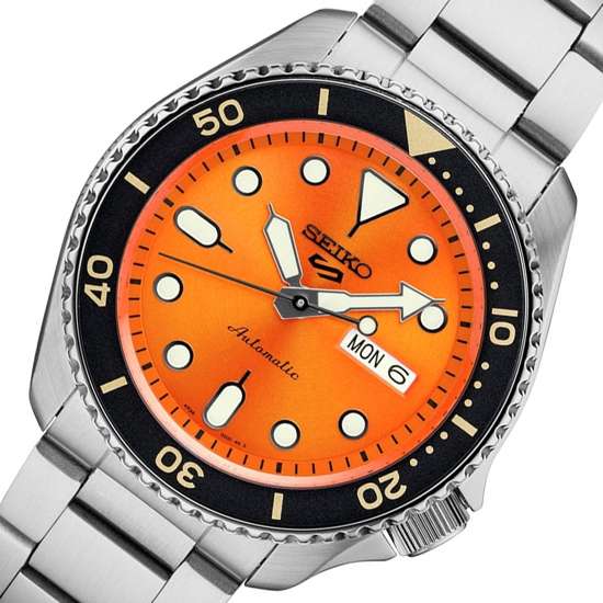 Seiko Orange Dial Sports Watch SRPD59 SRPD59K SRPD59K1