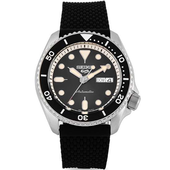 Seiko SRPD73K2 SRPD73 SRPD73K Silicone Sports Watch