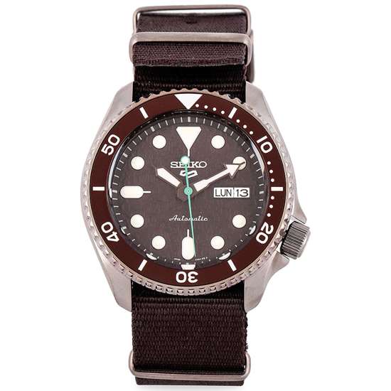 Seiko Nylon Brown Sports Watch SRPD85 SRPD85K SRPD85K1