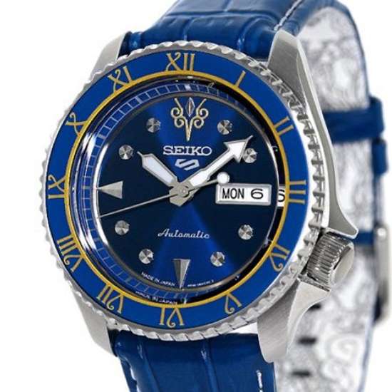 Seiko 5 Sports Chun-Li Street Fighter Blue Watch SBSA077