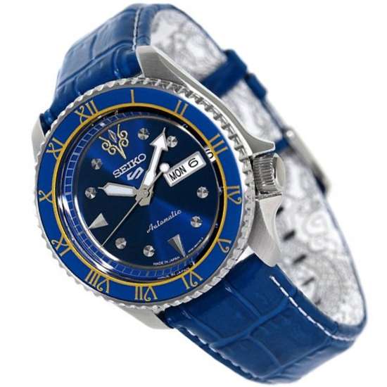 Seiko 5 Sports Chun-Li Street Fighter Blue Watch SBSA077