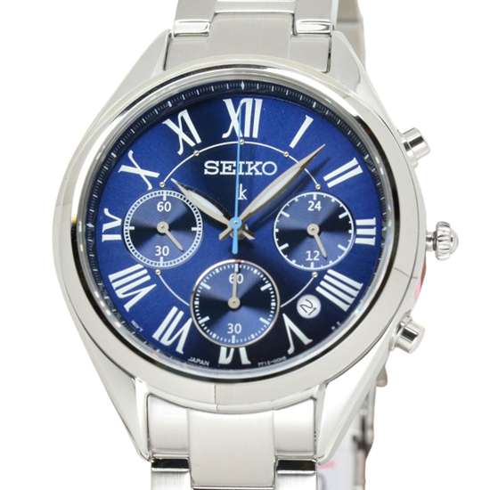 Seiko Lukia Womens SRWZ09P1 SRWZ09 SRWZ09P Quartz Chronograph Watch