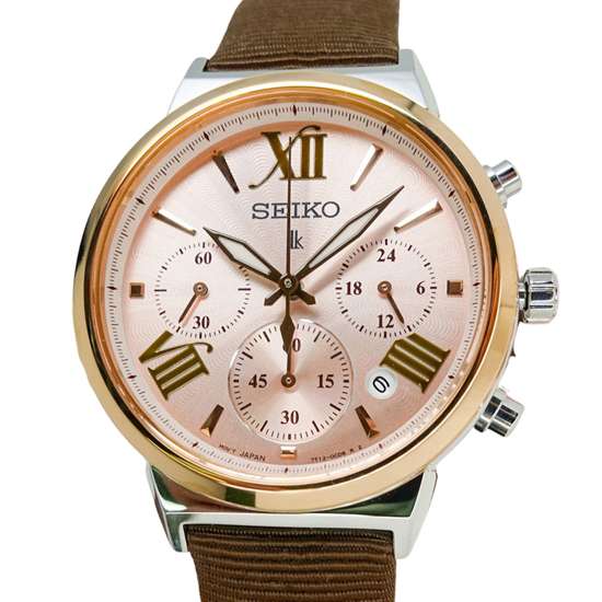 Seiko Lukia Womens SRWZ68P1 SRWZ68 SRWZ68P Quartz Chronograph Watch