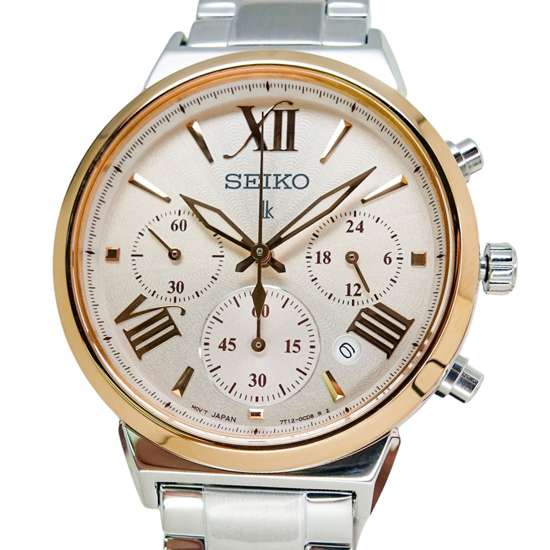 Seiko Lukia Womens SRWZ70P1 SRWZ70 SRWZ70P Quartz Chronograph Watch