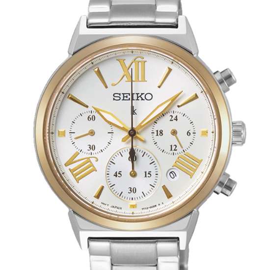 Seiko Lukia Womens SRWZ72P1 SRWZ72 SRWZ72P Quartz Chronograph Watch