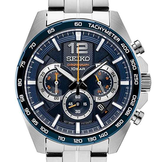 Seiko Chronograph SSB345P1 SSB345 SSB345P Quartz Watch