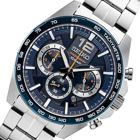 Seiko Chronograph SSB345P1 SSB345 SSB345P Quartz Watch