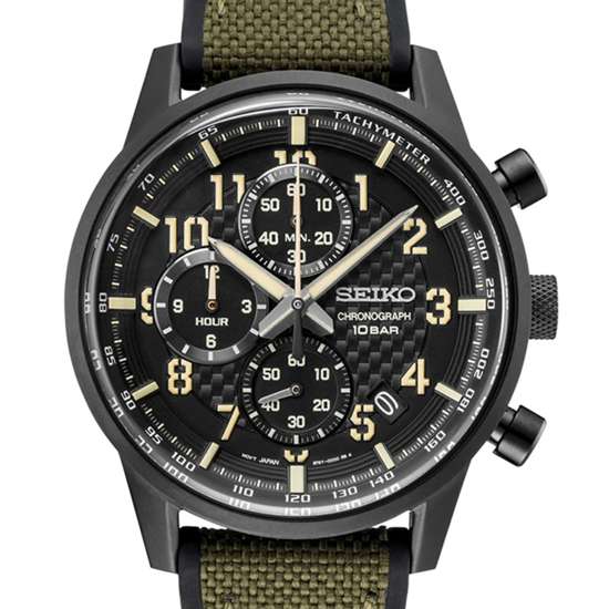 Seiko Lord SSB373P1 SSB373 SSB373P Chronograph Watch