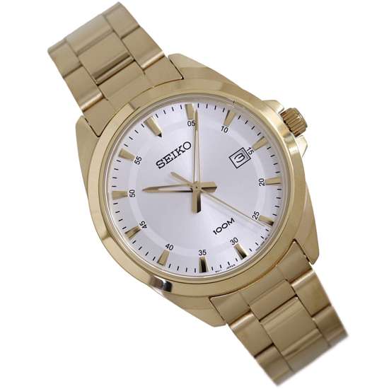 Seiko Classic SUR212P1 SUR212 SUR212P Male Gold Watch