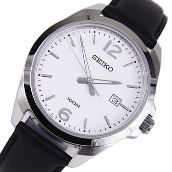 Seiko Classic Quartz Leather Watch SUR213 SUR213P SUR213P1