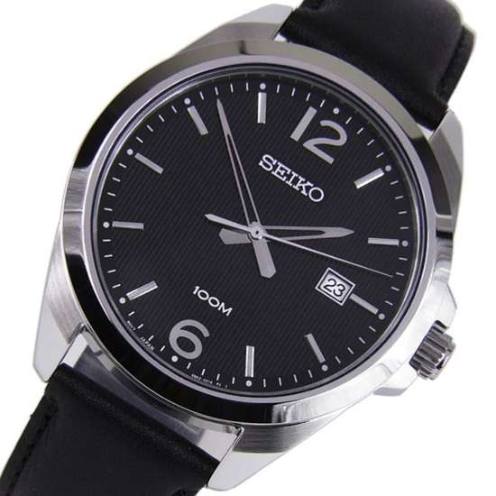 Seiko Classic Leather SUR215P1 SUR215 SUR215P Mens Casual Watch