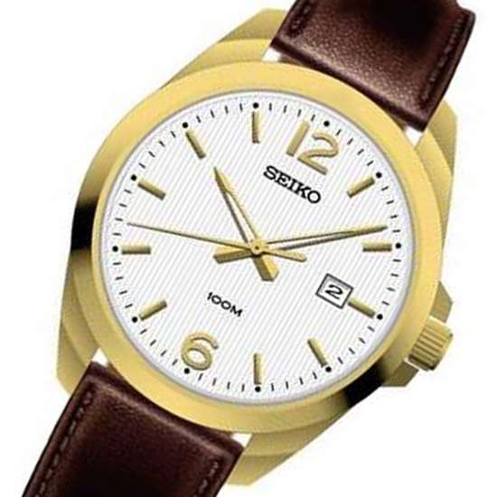 Seiko Classic SUR216P1 SUR216 SUR216P Male Leather Watch