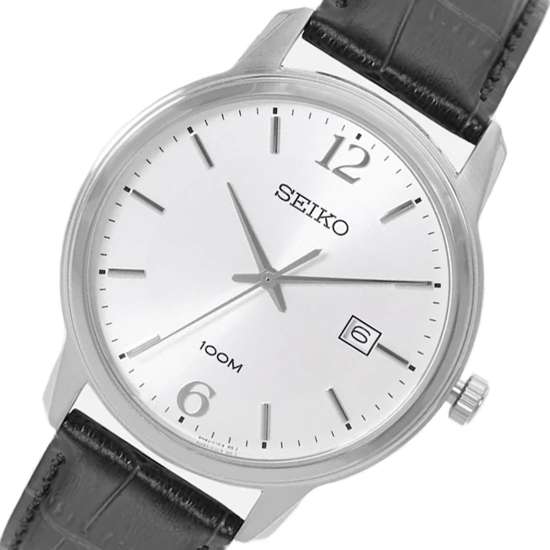 Seiko Neo Classic SUR265P1 SUR265 SUR265P Male Leather Watch