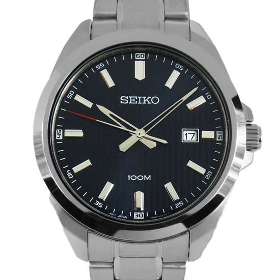 Seiko Quartz SUR275P1 SUR275 SUR275P Blue Dial Watch