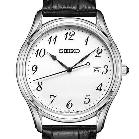 Seiko Classic SUR303P1 SUR303 SUR303P Male Leather Watch