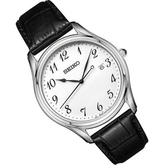 Seiko Classic SUR303P1 SUR303 SUR303P Male Leather Watch